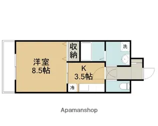 ドリームスプルース【4階】の間取り