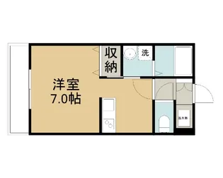 セルシオール千代水【2階】の間取り