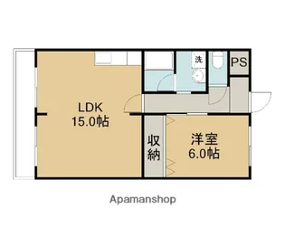 コスモシティー【1階】の間取り