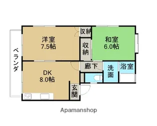 カームマツバ【2階】の間取り