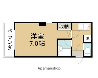ラ・カサ・ボニータ【202号室】の間取り