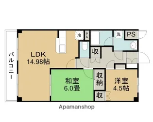 メゾン ド シエル【3階】の間取り