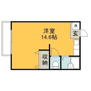 コーポフレンドリーⅢ【102号室】の間取り