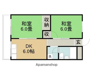 ハイツ プティⅠ【1階】の間取り