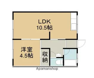 二和ハイツ【1階】の間取り