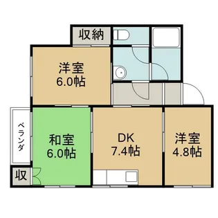 メゾンミヨシ【201号室】の間取り