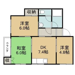 メゾンミヨシ【2階】の間取り