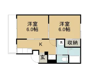 上町コーポレーション【3階】の間取り