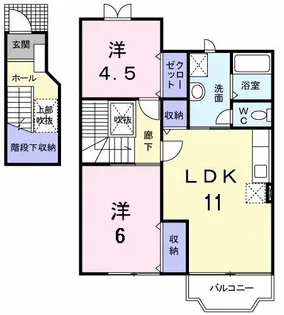 MAISON DEUX【2階】の間取り