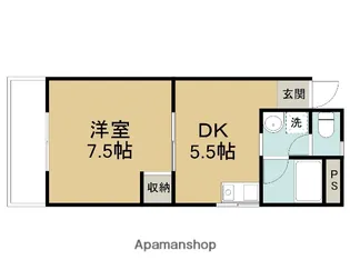 K’SB吉成【208号室】の間取り