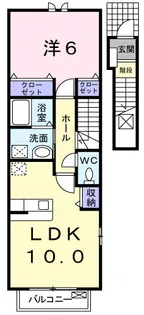 ファーストヒストリーC【2階】の間取り