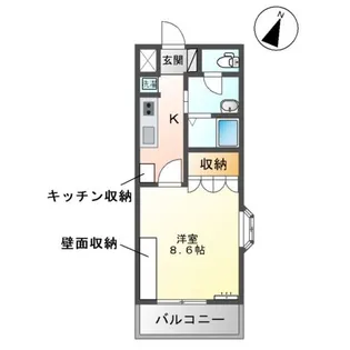 ベアバレー【2階】の間取り