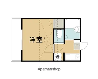プレジール【206号室】の間取り