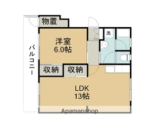 K’SB田園 Ⅲ号館【205号室】の間取り