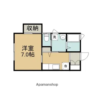 クレストールA【102号室】の間取り