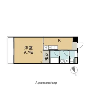 カーサアヴィタンテ【3階】の間取り