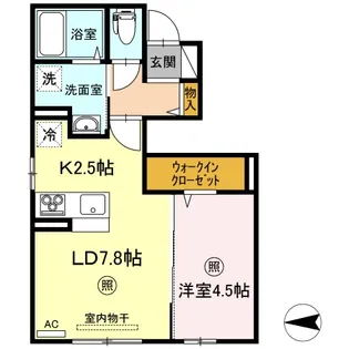 ソラティオ【1階】の間取り