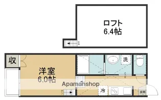 ALPHA THE PREMIER 吉方町【1001号室】の間取り