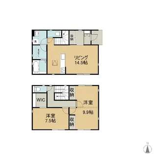 鳥取県鳥取市江津672-12【一戸建】の間取り