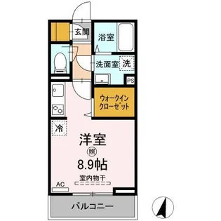 富士マンションⅡ【3階】の間取り