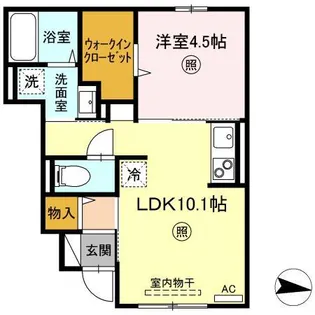 チェルシー【1階】の間取り