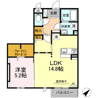 ツインテラスⅧ【3階】の間取り