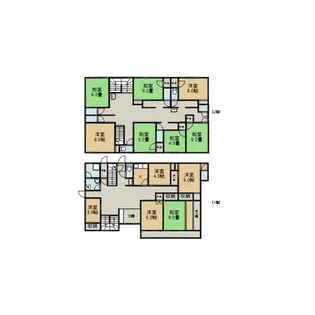 鳥取県鳥取市寺町61-2【一戸建】の間取り