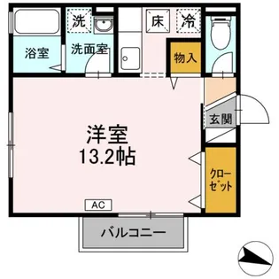 ボナールヴィラII【1階】の間取り