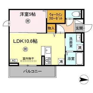 セントラルIWAMI TYPEー2【2階】の間取り
