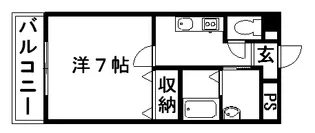 マーヴェラス・ヴュー【3階】の間取り