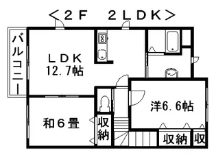 グレース ドゥ【2階】の間取り