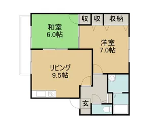 エスポワールM【202号室】の間取り