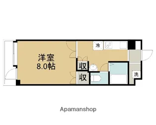 スカイマンション永楽【6010号室】の間取り