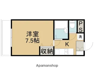 ブルーロジンジュ【106号室】の間取り