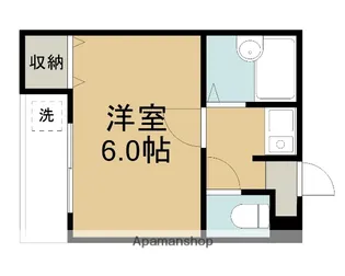 エクス・アン【1A号室】の間取り