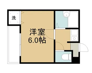 エクス・アン【1B号室】の間取り