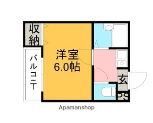 エクス アン【1階】の間取り