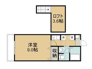 メゾンたじま【2階】の間取り