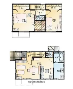 ヴァン フォレスタ【1階】の間取り