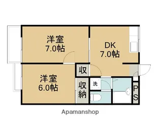 エムハイツ【203号室】の間取り