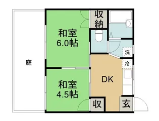 フォーブル中町【1階】の間取り