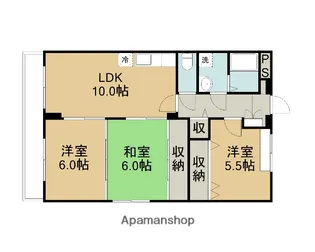 ヴェル・シェソワ【405号室】の間取り