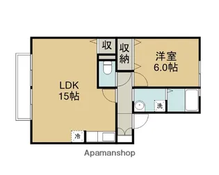 グレースモア【202号室】の間取り