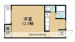 アイズ・ブロック・オブ・フラッツ【201号室】の間取り