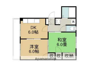 ハイシティー興南【405号室】の間取り