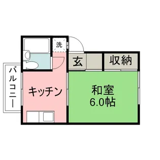 丸山ハイツ【2-A号室】の間取り