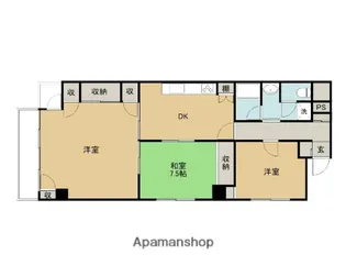 アイシンマンション【9階】の間取り