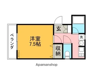 HARUKA【202号室】の間取り