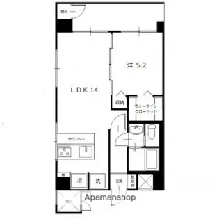 ガーデンハイツ田園町【2階】の間取り