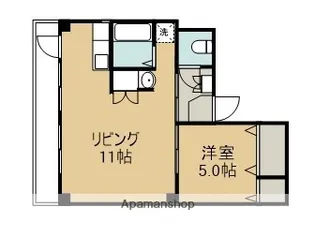 有本マンション【202号室】の間取り